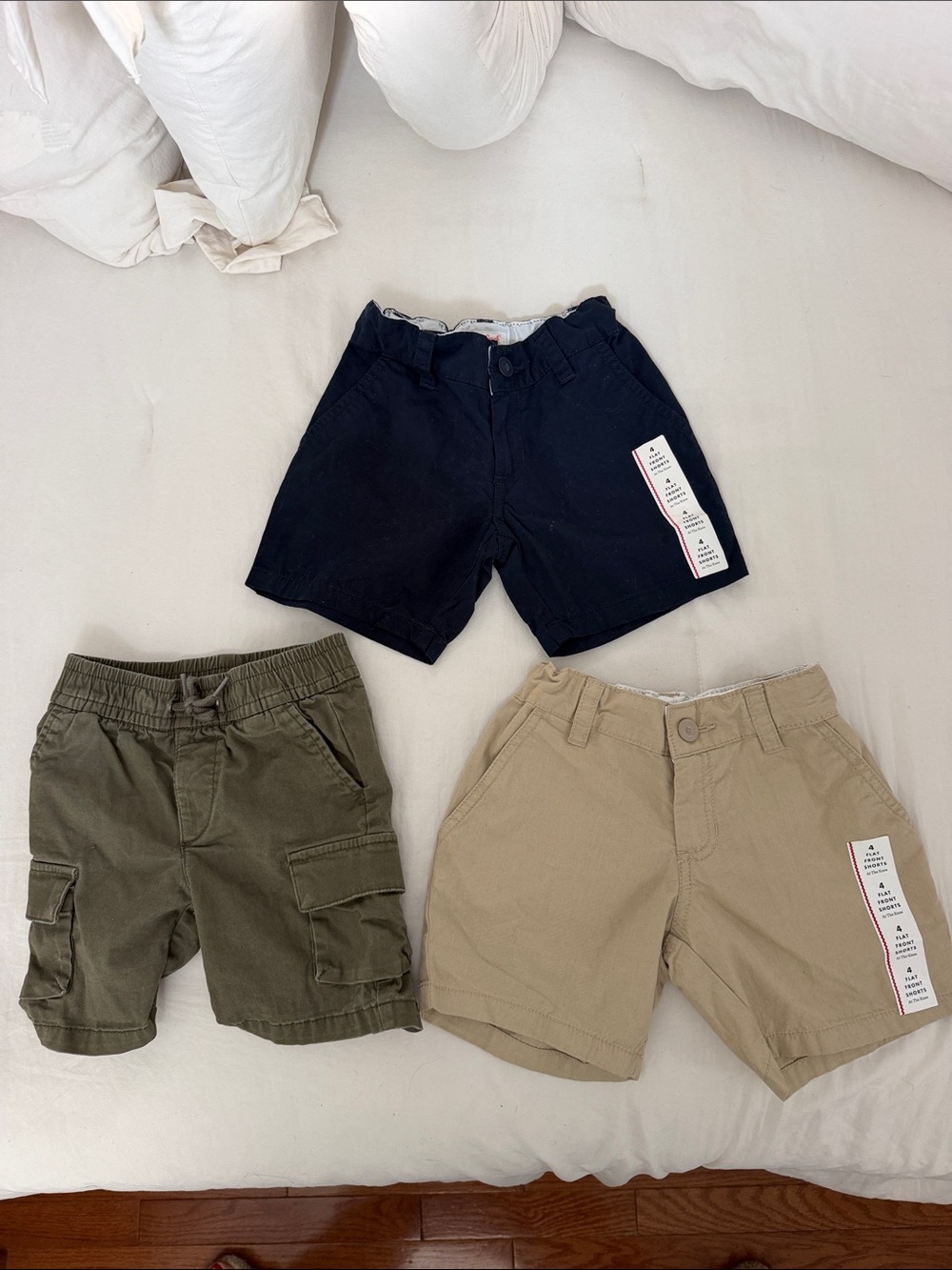 Cat & Jack Boys' Shorts Set — Navy, Olive & Khaki
